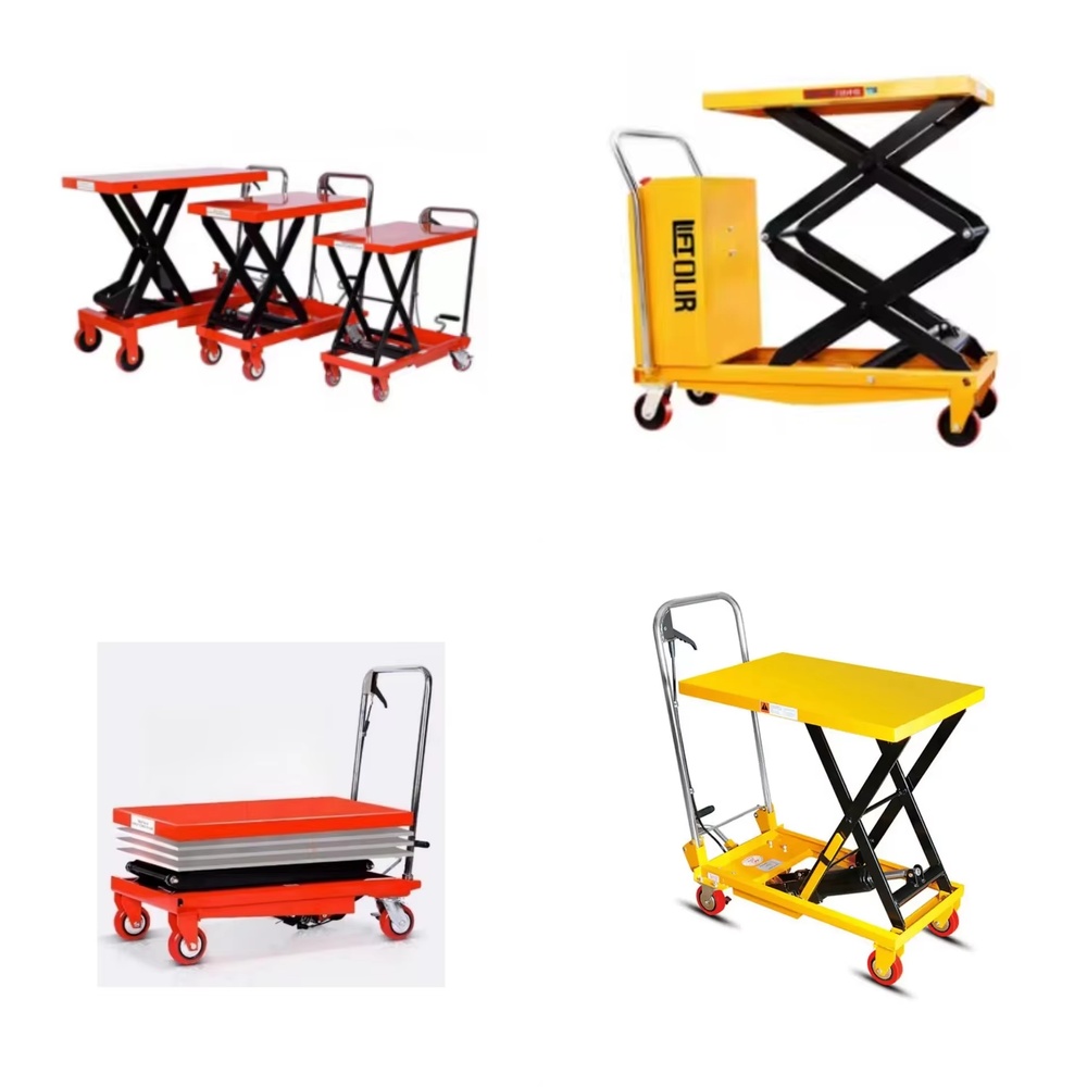 Heavy Equipment Manual - Truk Platform Pengangkat Hidrolik Manual untuk