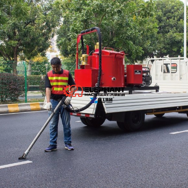 Road Crack Sealing Machine - Mesin Penyegel Retakan Aspal Tipe Trailer