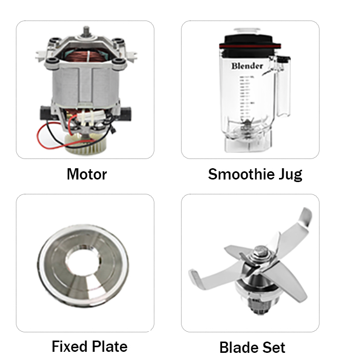 Heavy Equipment Kitchen - Blender Komersial Daya Tinggi 1.8L Warna