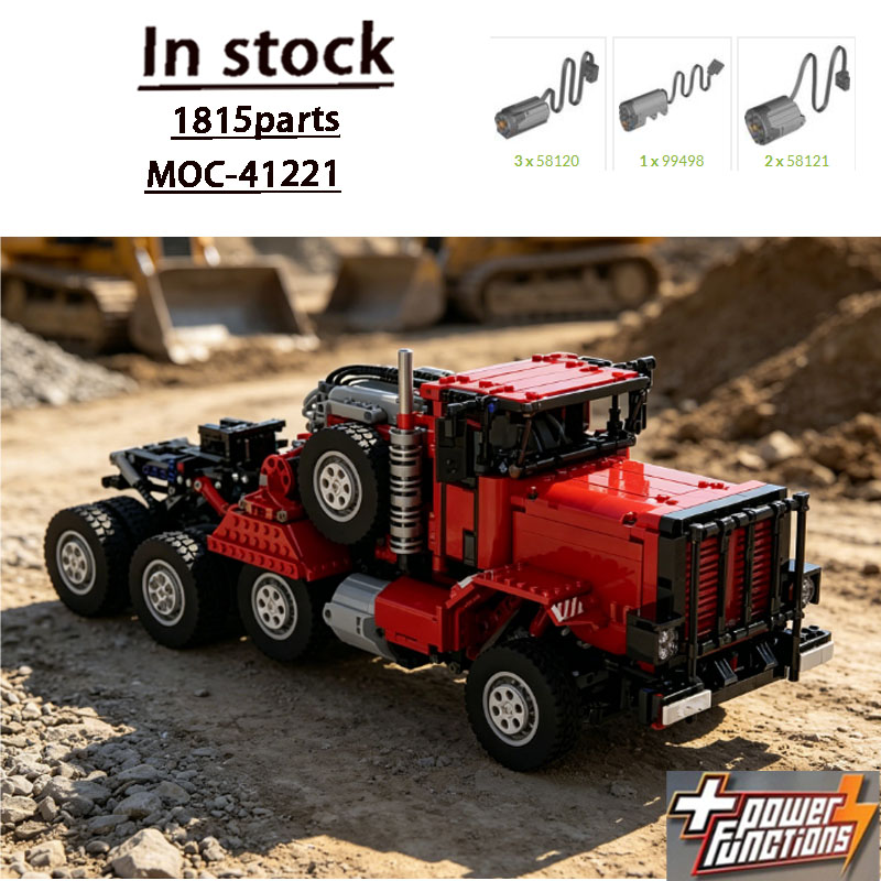 Heavy Equipment Certificate - MOC-41221M911Red Edition Truk Pengangkut Alat Berat