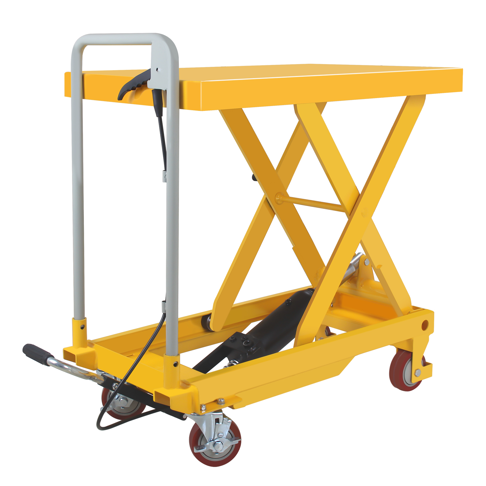 Scissor Lift Table Hydraulic - Troli Angkat Hidrolik 500lbs, Meja Angkat