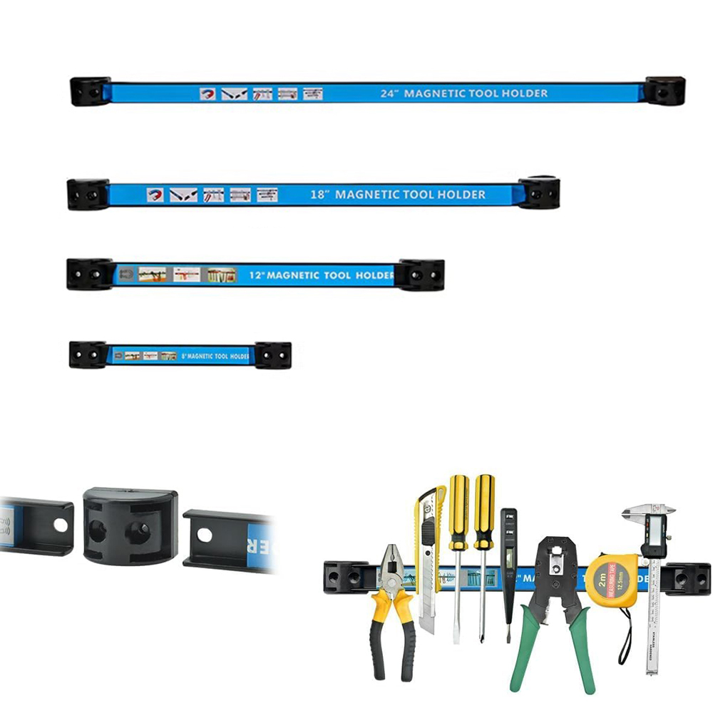 Heavy Equipment Supplies - Rak Penyimpanan Magnetik Kuat 8/12/18/24 Inci,