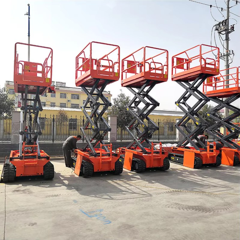 Scissor Lift Table Hydraulic - Platform Kerja Udara 320kg 350kg Self