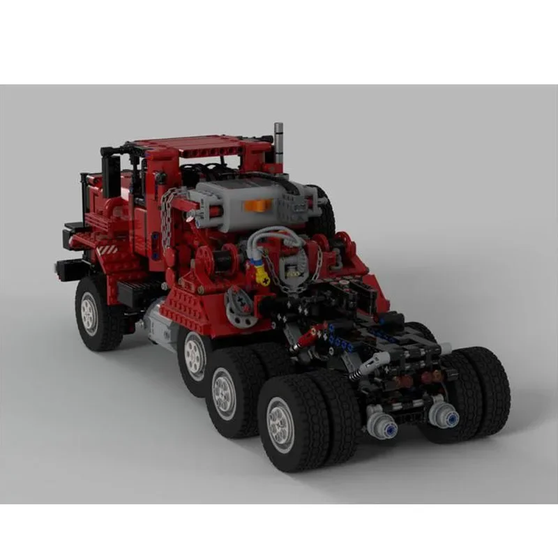 MOC-41221M911Red Edition Truk  - Heavy Equipment Certificate ulasan dan harga
