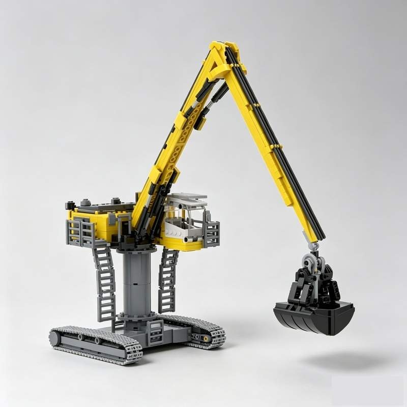 870PCS Alat Berat Excavator MO - Heavy Equipment Certificate ulasan dan harga