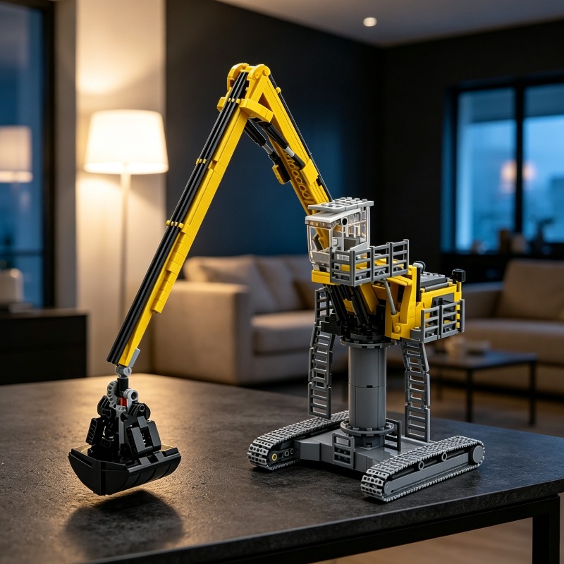 870PCS Alat Berat Excavator MO - Heavy Equipment Certificate ulasan dan harga
