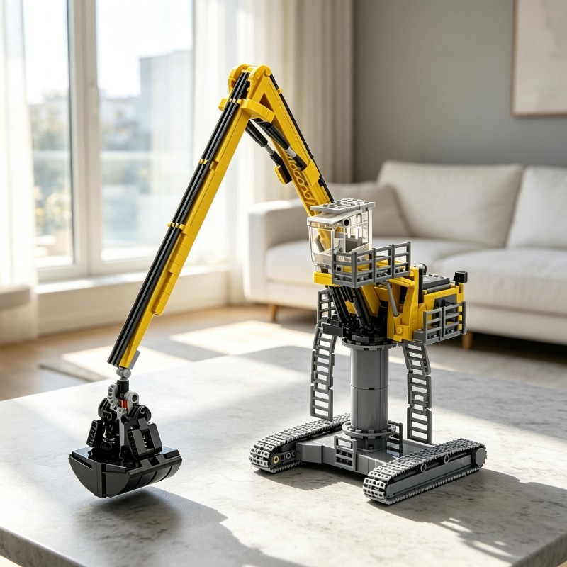 870PCS Alat Berat Excavator MO - Heavy Equipment Certificate ulasan dan harga