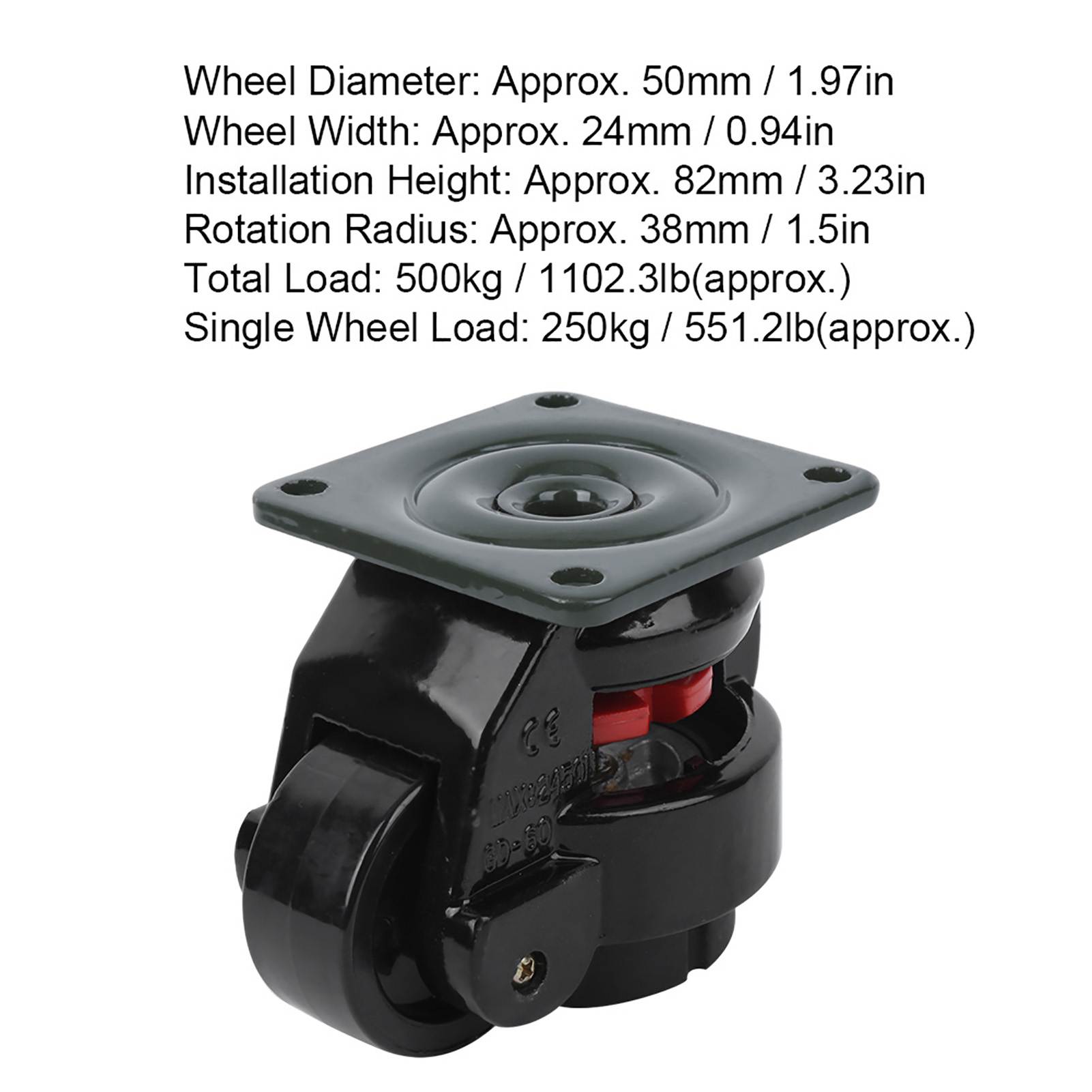 4 Buah Roda Caster Penyesuaian - Heavy Equipment Operator ulasan dan harga