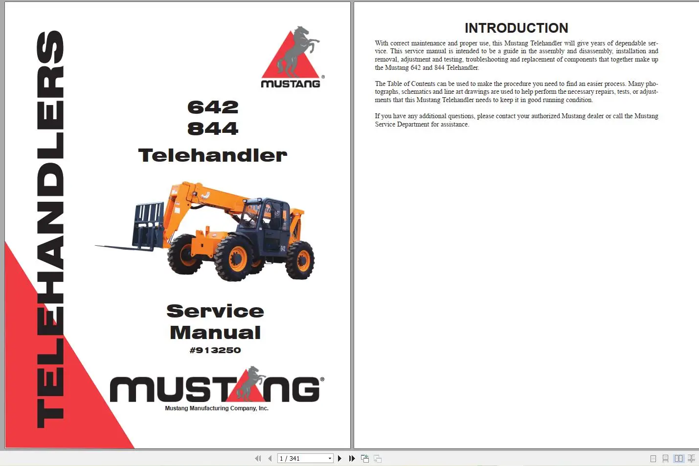 AutoDVD Mustang Mesin Alat Ber - Heavy Equipment Manual ulasan dan harga