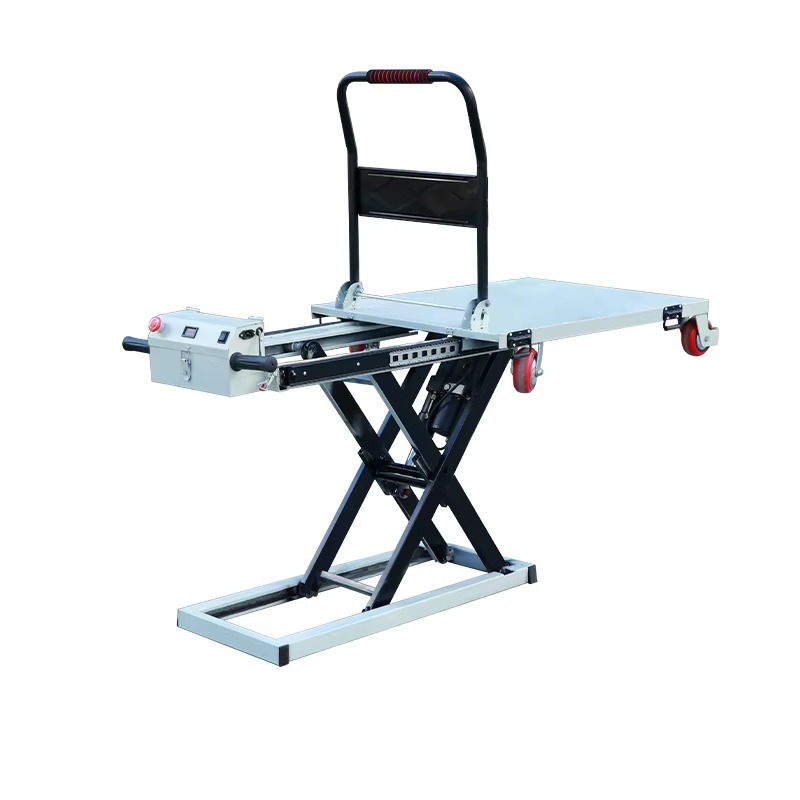 Troli Portabel Tipe Gunting Pe - Scissor Lift Table Hydraulic ulasan dan harga