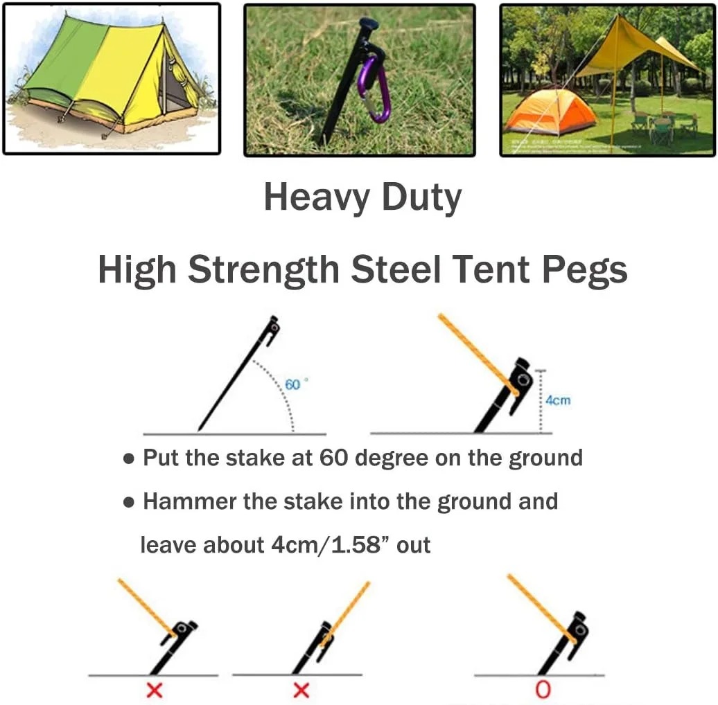 Pasak Tenda Tugas Berat 15/20/ - Heavy Equipment Supplies ulasan dan harga