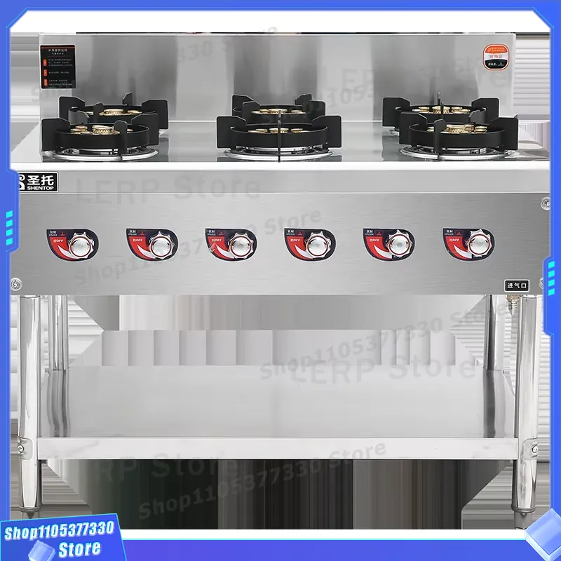 Kompor Gas 6 Tungku Komersial  - Heavy Equipment Kitchen ulasan dan harga