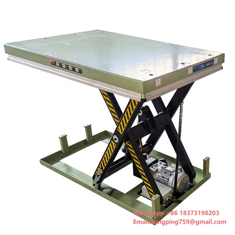Meja Angkat Elektrik 1T Platfo - Scissor Lift Table Hydraulic ulasan dan harga